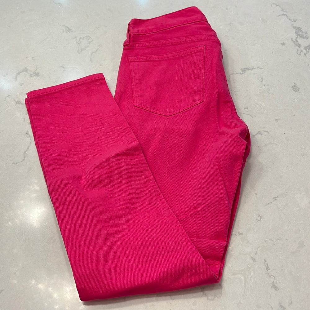 J.Crew Toothpick Jeans Hot Pink